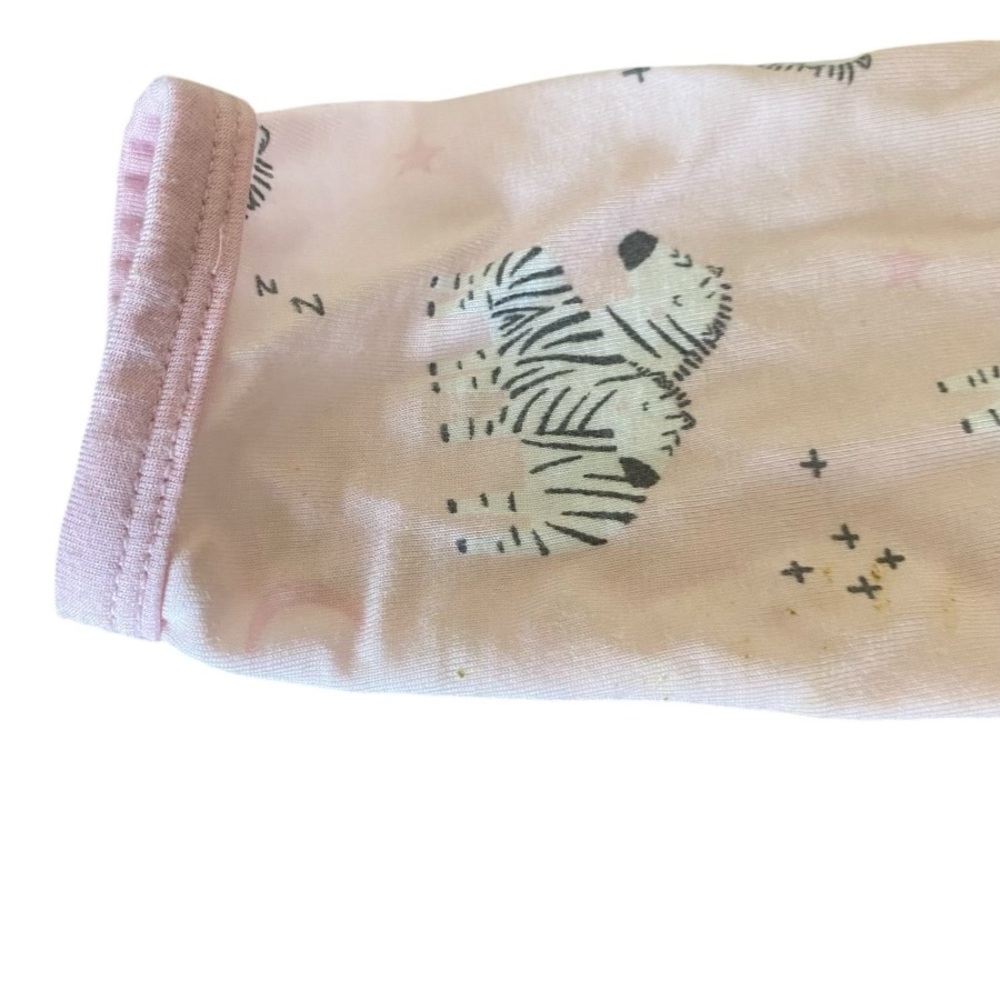Magnetic Me Pink Little One Zebra Modal Footie 3-6 months - Picture 5 of 8
